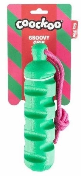 COOCKOO ZABAWKA DLA PSA GUMOWA GROOVY GRIP ZIELONA /3/36