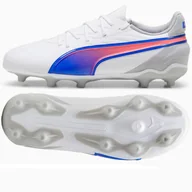 Piłka nożna - Buty Puma KING Match Jr FG/AG 108048-02 biały 38 1/2 - miniaturka - grafika 1