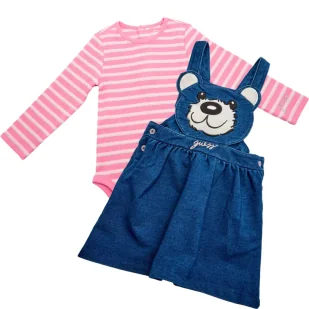 Guess Komplet Regular Fit - Dresy i komplety dla dziewczynek - miniaturka - grafika 1