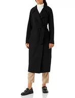 Płaszcze damskie - s.Oliver BLACK LABEL Women's 150.12.208.16.151.2116652 płaszcz z długim rękawem, szary/czarny, 38 - miniaturka - grafika 1