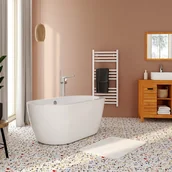 Wanny - VENTE-UNIQUE Wanna wolnostojąca - 178 l - 149 x 75 x 58 cm - Biała - Akryl - ADRINA - miniaturka - grafika 1