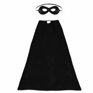 Dodatki do strojów karnawałowych - Kraszek Zestaw Superbohater czarny - 2 elem. EKGM046 - miniaturka - grafika 1