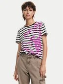 Koszulki i topy damskie - Desigual T-Shirt Mickey Drawing 24WWTKA1 Biały Regular Fit - miniaturka - grafika 1