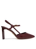 Sandały damskie - Aldo Sandały Darabriver 13839884 Bordowy - miniaturka - grafika 1