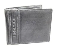 Portfele - Portfel Męski Skórzany JENNIFER JONES 5709 Skóra Licowa Duży Poziomy Bez Zapięcia Jedno Skrzydełko RFID - miniaturka - grafika 1