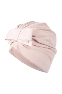 Czapki dla dzieci - Jamiks czapka dziecięca LULA kolor różowy z cienkiej dzianiny - grafika 1