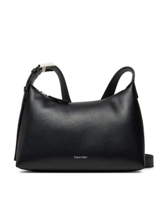 Calvin Klein Torebka Hardware Strap Medium Crossbody K60K613028 Czarny - Torebki damskie - miniaturka - grafika 1