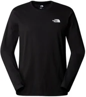 Bluzy męskie - Bluza The North Face M L/S Simple Dome Tee męska : Kolor - Czarny, Rozmiar - M - miniaturka - grafika 1