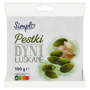 Simpl Pestki dyni łuskane 100 g - Bakalie - miniaturka - grafika 1