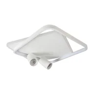 Lampy sufitowe - Plafon Parma 2 2xGU10 + 1xLED CCT biały kwadrat LP-0612/2C Square WH - miniaturka - grafika 1