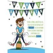 Poradniki hobbystyczne - Karnet Comic B6 + koperta wzór nr 28 Urodziny - miniaturka - grafika 1