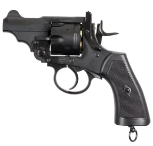 WEBLEY MKVI .455 Civilian Diabolo CO2 Black Ekp - Wiatrówki pistolety - miniaturka - grafika 1