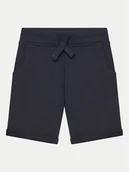 Spodenki damskie - Guess Szorty materiałowe N93Q18 KAUG0 Niebieski Regular Fit - miniaturka - grafika 1