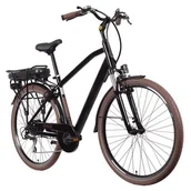 Rowery elektryczne - MBM Rower elektryczny MBM E828 Pulse M21 28 cali męski Czarny Raty MBME828U20NERO01 54 - miniaturka - grafika 1