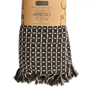 Koc 150 x 200 Bawełniany Boho Aredo 10 Brąz - Koce - miniaturka - grafika 2