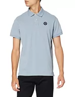 Koszulki męskie - Pepe Jeans Męska koszulka polo Cranford, Szary (Shadow 947), XS - miniaturka - grafika 1