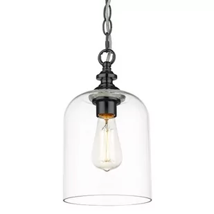 Cosmo Light Lampa wisząca PRAGUE czarna P01947BK - Lampy sufitowe - miniaturka - grafika 1