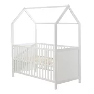 Łóżeczka i kojce - Białe łóżeczko 70x140 cm – Roba - miniaturka - grafika 1