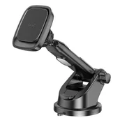 Uchwyty samochodowe do telefonów - Hoco Uchwyt samochodowy magnetyczny do szyby / deski CA116 czarny - miniaturka - grafika 1
