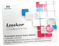 Układ pokarmowy - Lauker Probiotyk Synbiotyk, 20 Kaps. - miniaturka - grafika 1