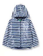 Kurtki i płaszcze dla chłopców - United Colors of Benetton Dziecięca kurtka międzyokresowa, Wielobarwny W Paski Biały E Niebieski 67j, 98 - miniaturka - grafika 1