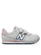 Buty dla dziewczynek - New Balance Sneakersy PV500FGP Szary - miniaturka - grafika 1