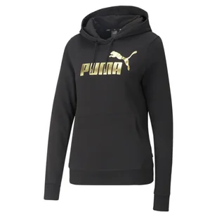 PUMA BLUZA ESS+ METALLIC LOGO TR 84909601 r XS - Bluzy damskie - miniaturka - grafika 1