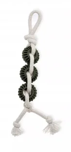 ECOMFY Zabawka Dental Toother Eco Olive 30 cm - 3 elementy - Zabawki dla psów - miniaturka - grafika 1