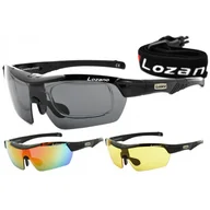 Okulary sportowe - Okulary LOZANO LZ-124 (3 soczewki) Polaryzacja + Korekcja + pasek - miniaturka - grafika 1