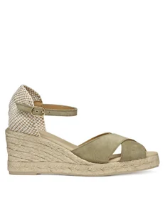 Geox Espadryle D Gelsa Low D45NGA 00022 C3704 Khaki - Espadryle damskie - miniaturka - grafika 1