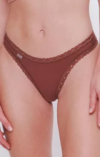 Sloggi figi brazylijskie 3-pack 24/7 Weekend 10206005, Kolor brązowo-szary, Rozmiar 42, Sloggi - Primodo.com - Majtki damskie - miniaturka - grafika 1