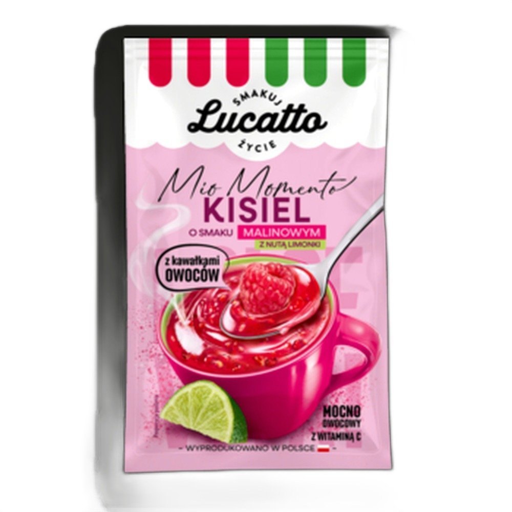 Kisiel o smaku maliny i limonki Mio Momento 31,5 g