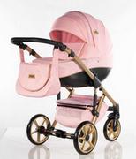 Wózki dziecięce - Kajtex Navi 3w1 Pink Gold - miniaturka - grafika 1