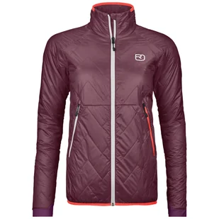 Kurtka damska Ortovox Swisswool Piz Vial Jacket W Rozmiar: M / Kolor: czerwony - Kurtki i kamizelki sportowe damskie - miniaturka - grafika 1