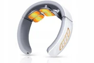 Masażery - Inteligentny masażer szyi z 6 głowicami biały z podgrzewaniem - miniaturka - grafika 1