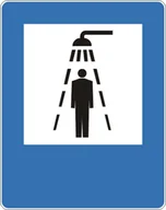 Wyposażenie miejsc publicznych - Znak drogowy informacyjny D-26D Natrysk - miniaturka - grafika 1