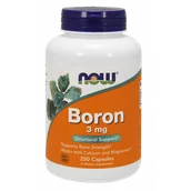 Witaminy i minerały - Now Foods FOODS Bor Boron 3mg 250 kapsułek FOODS - miniaturka - grafika 1