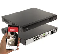 Rejestratory do monitoringu - Rejestrator kamer IP BCS-V-NVR0802-4KE-8P VIEW 8 kamer POE do 8MPx 2x6TB - miniaturka - grafika 1