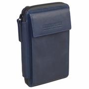 Etui i futerały do telefonów - Leonhard Heyden Hague Mobile Bag Leather 11 cm blau - miniaturka - grafika 1