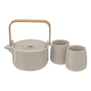 Dzbanek na herbatę NATURE z 2 kubkami, 3 elementy - Zaparzacze i kawiarki - miniaturka - grafika 1