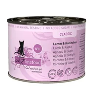 Mokra karma dla kotów - Catz finefood mokra karma dla kota Classic Adult Nr 11 Jagnięcina i królik 6x200 g - miniaturka - grafika 1