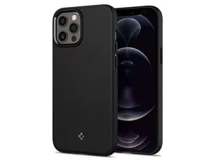 Spigen MAG ARMOR IPHONE 12/12 PRO MATTE BLACK - Etui i futerały do telefonów - miniaturka - grafika 2
