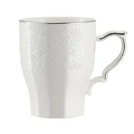 Kubki - Kubek porcelanowy 300 ml RENZO z platyną - miniaturka - grafika 1