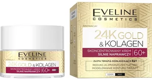 Eveline Gold & Ceramidy 60+, silnie naprawczy krem do twarzy, 50ml - Kremy do twarzy - miniaturka - grafika 1