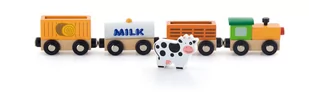 VIGA VIGA 50821 Kolejka drewniana: Pociąg Farma VG-50821 - Pociągi dla dzieci - miniaturka - grafika 2