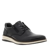 Półbuty męskie - Rieker Męskie buty sznurowane 14706, czarne, 43 EU, czarny, 43 EU - miniaturka - grafika 1