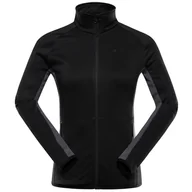 Bluzy sportowe damskie - Bluza damska Alpine Pro Vorna Rozmiar: L / Kolor: czarny - miniaturka - grafika 1