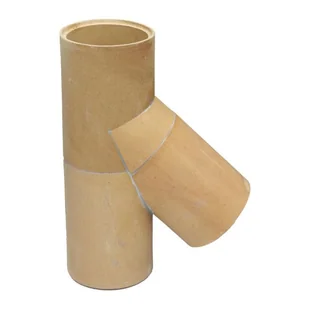Niko Trójnik ceramiczny Systemy Kominowe 45° 200 mm - Akcesoria grzewcze - miniaturka - grafika 1