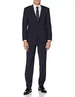 Płaszcze męskie - BlueBlack Męski strój Lorenzo (spodnie/płaszcz), Niebieski (Marine 15), 102 - miniaturka - grafika 1