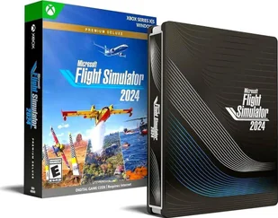 MICROSOFT XBOX Game Flight Simulator 2024 Deluxe Edition Steelbook PROJEKT Retail P - Gry Xbox One - miniaturka - grafika 1